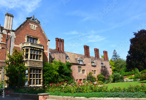 Buildings of Pembroke College in Cambridge, Great Britain