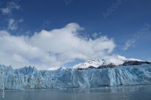The Perito Moreno Glacier is a glacier located in the Los Glaciares National Park in Santa Cruz Province, Argentina. Its one of the most important tourist attractions in the Argentinian Patagonia. © Leonidas