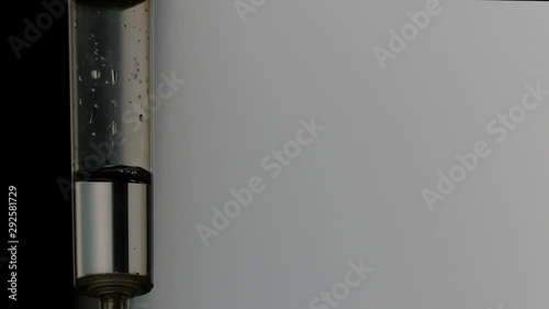 Set saline iv bag infusion dripping slowly, therapy treatment patient chemotherapy in hospital Medical Concept,treatment emergency and injection drug infusion. selective focus