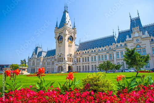 Palace of Culture in Iasi, summer scene photo