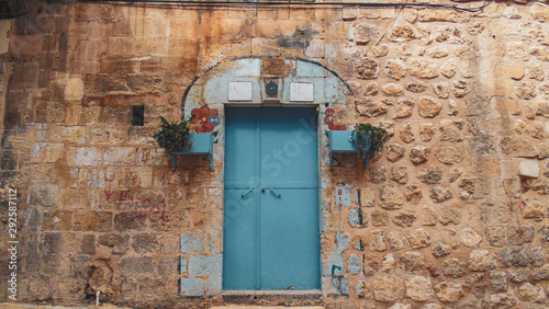 Mardin city with its traditional brown stone houses and ancient landscape in Mardin photo