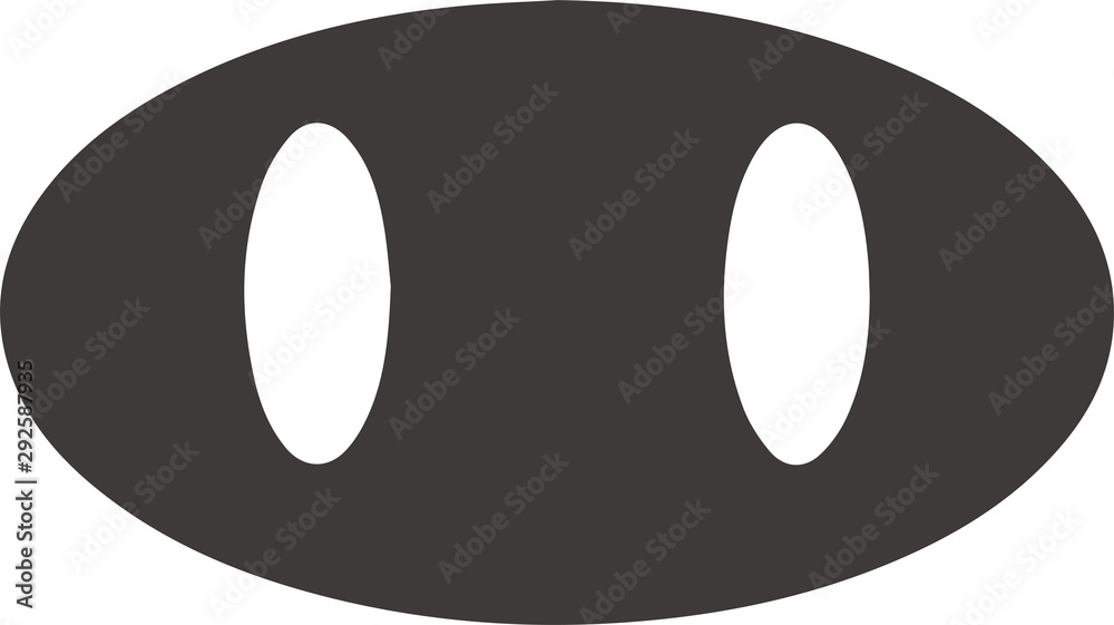 豚の鼻アイコンイラスト Stock Vector Adobe Stock