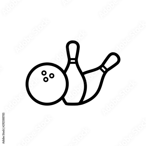 bowling and pin