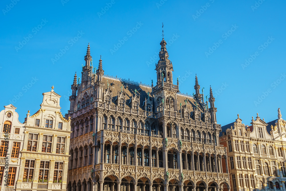 Grand Place or Grote Markt is the central square of Brussels. Belgium.