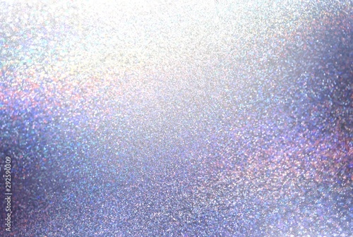 Xmas amazing glitter illustration. Blue shimmer textured background. Festive frosted glitz backdrop. 