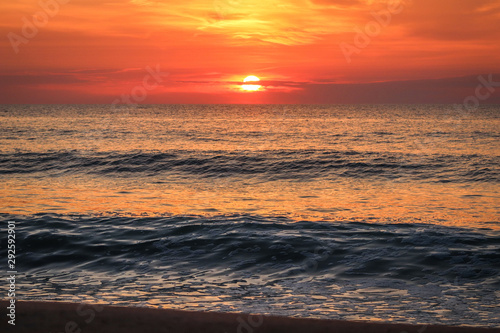 sunset over the sea © madison