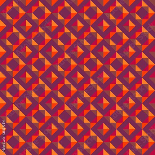 Triangular seamless pattern. Geometric abstract polygonal mosaic. Decorative backdrop for wallpaper, pattern fills, web page background, surface textures.