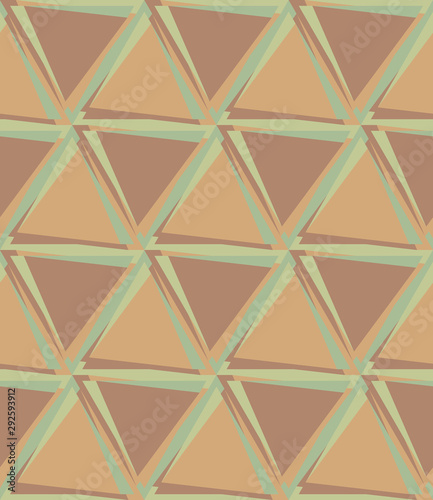 Abstract seamless pattern. Colorful geometric background with triangles.