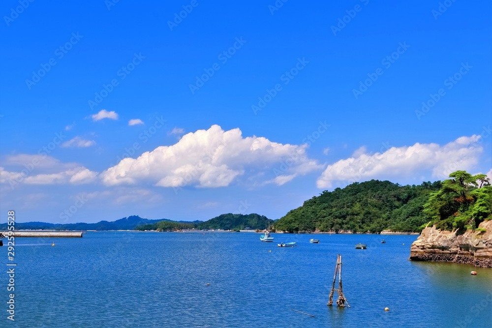 Obraz premium 夏の奥松島
