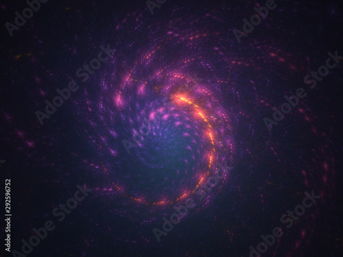 Fire sparkling wheel abstract background