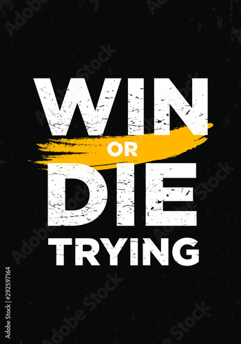 win bold motivation quotes vector design