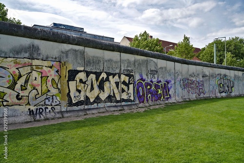 Berlin Wall in the area of the Memorial photo