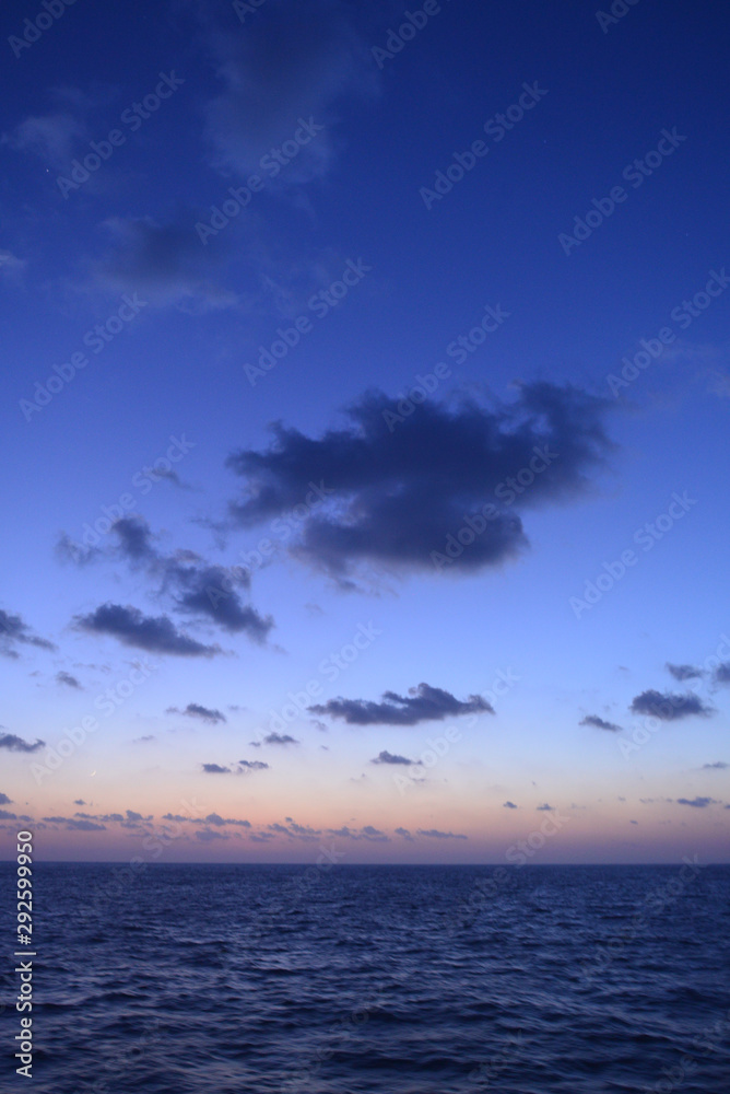 Sonnenuntergang im Südägäischen Meer, Griechenland