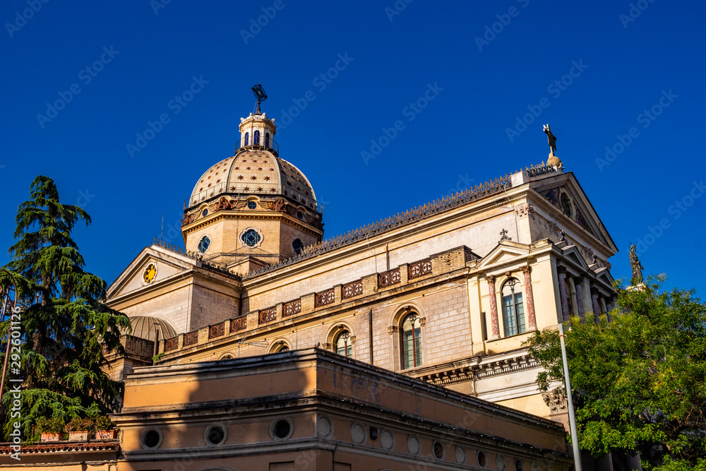 The beautiful church of San Gioacchino in Prati; in the prestigious residential district of Prati; in the center of Rome; near the Vatican.