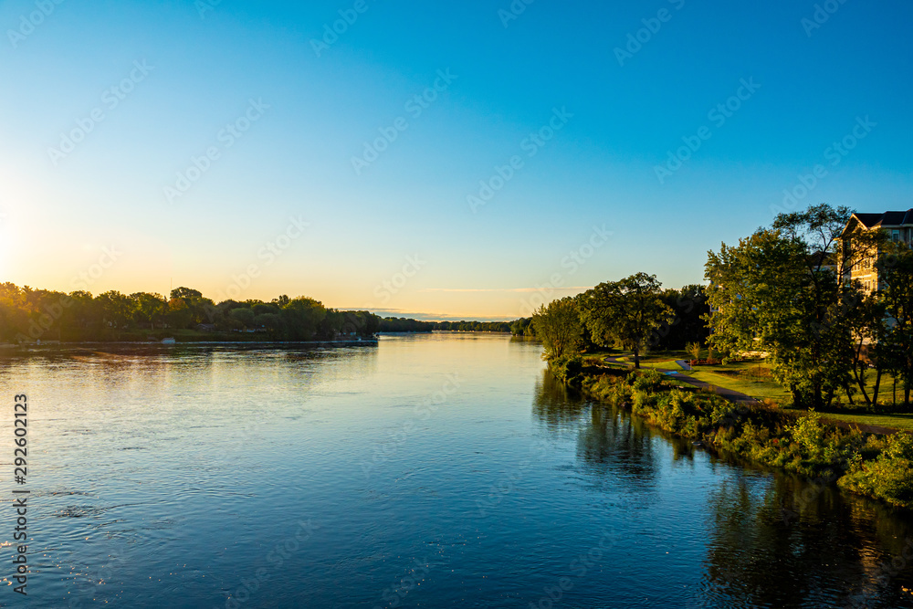 Autumn Sunrise Mississippi River 03