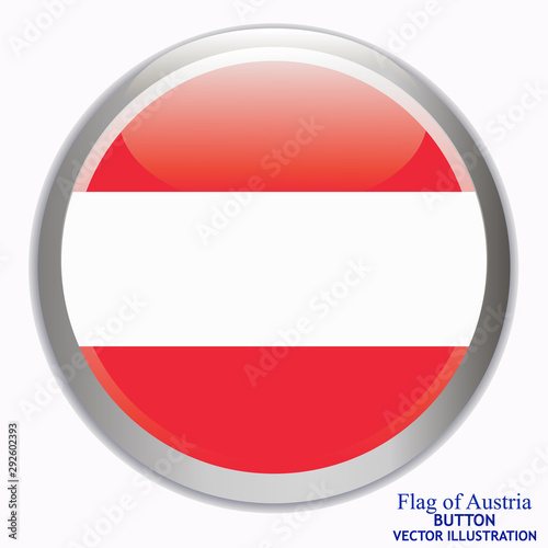 Bright button with flag of Austria. Happy Austria day background. Bright illustration with flag and white background. Free Download Bright button with flag of Austria. Happy Austria day background. Bright illustration with flag and white background. - GFXLoad