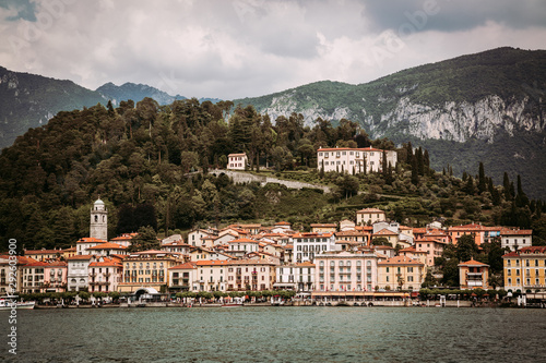 Filtered image of Bellagio town seen from Como Lake, Italy © Michal Ludwiczak