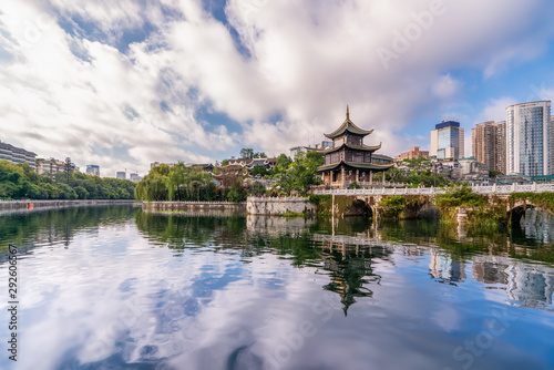 Ancient Architectural Landscapes and Rivers in Guiyang