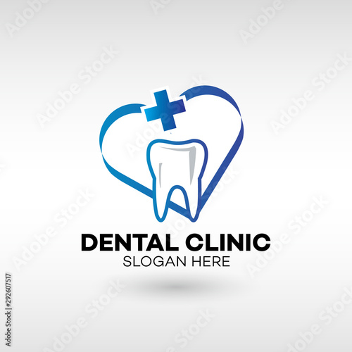 Free Download Dental Clinic Logo for dental care Tooth abstract design vector - GFXLoad