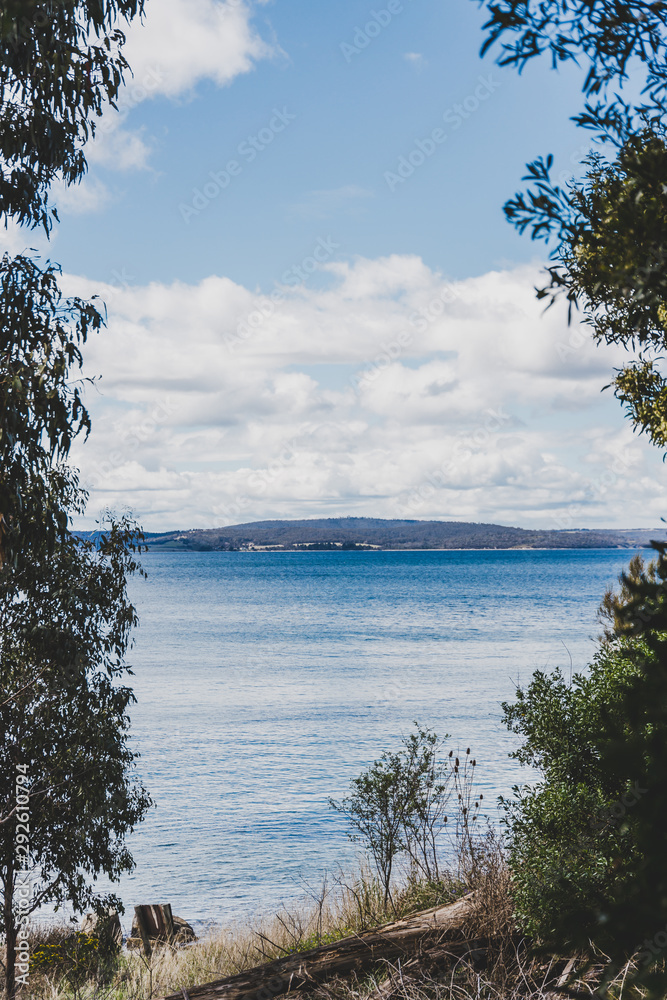 rugged and beautiful little beach in Tasmania Australia in the area of Taroona near Hobart rugged and beautiful little beach in Tasmania Australia in the area of Taroona near Hobart