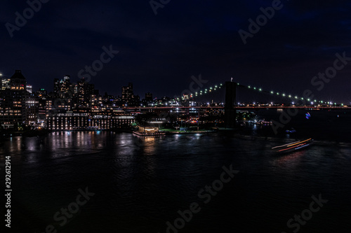 new york city skyline at night © kevin