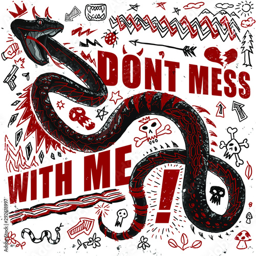 snake illustration graphic design resource