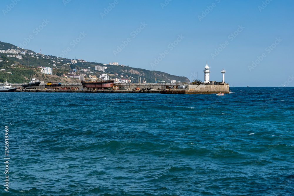 Crimea. Yalta. Lighthouse.
