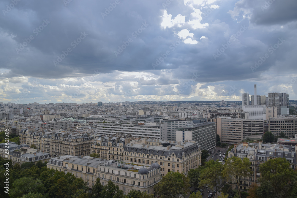 Landscape of buildings in Paris
