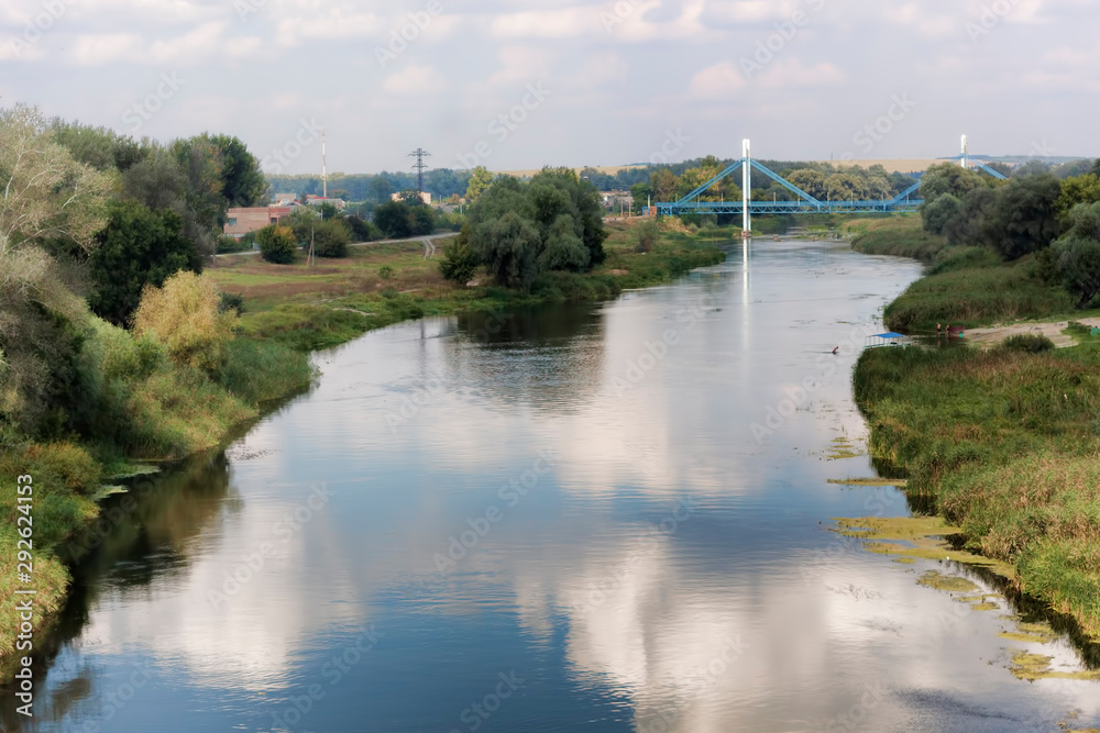 River Siverskyi Donets in the Izium area