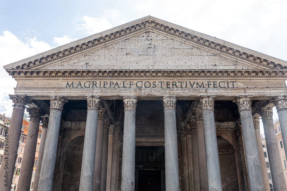 Details from Patheon in Rome, Italy