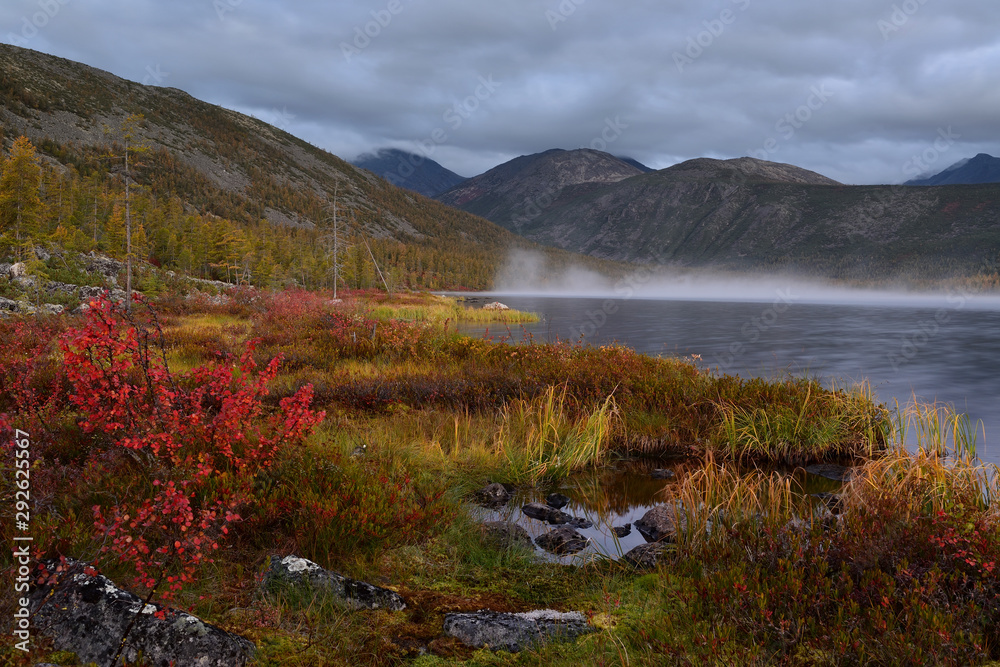 Lake in the mountains, Magadan region, Kolyma, Jack London lake