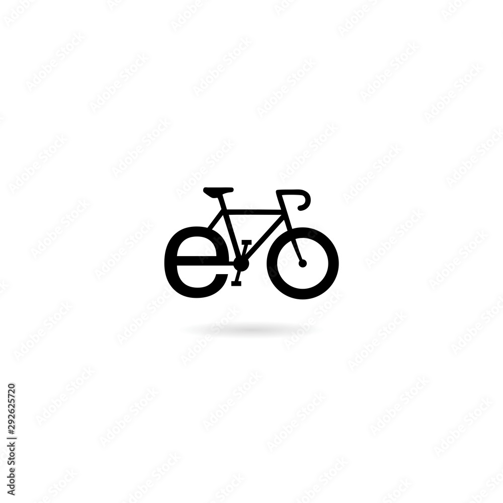 Electric bike logo or Icon simple Illustration Electric bike logo or Icon simple Illustration