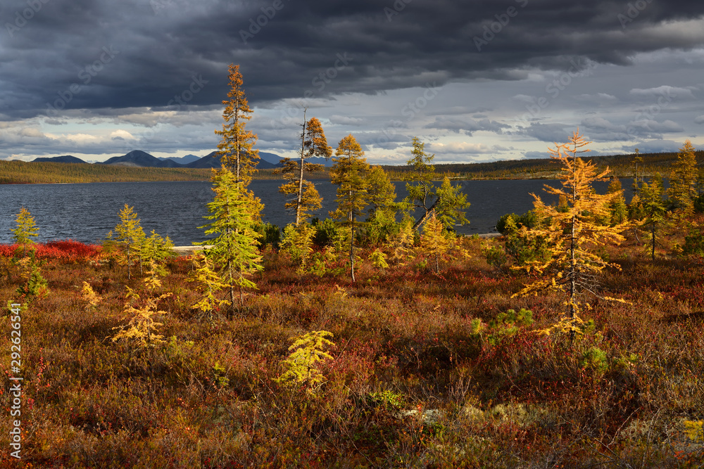 Fototapeta premium Magadan region, Kolyma, Jack London lake
