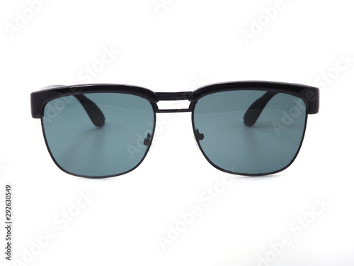  black sunglasses isolated isolated on white background.