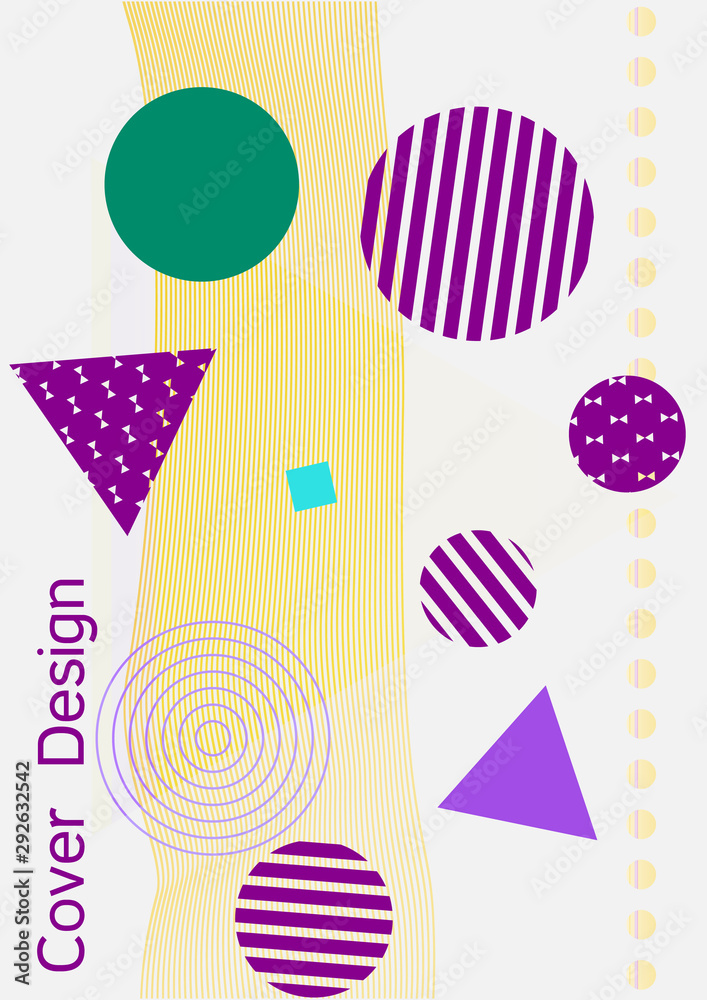 Memphis cover design. Memphis cover design.