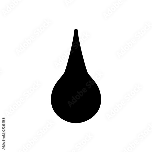 drop water icon trendy flat design