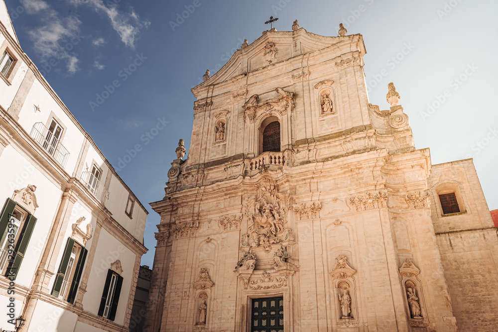 The San Martino Basilica in Martina Franca a masterpiece of local Baroque.