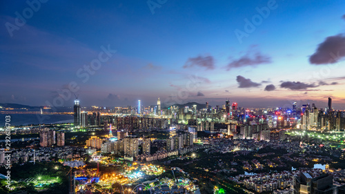 shenzhen city skyline 