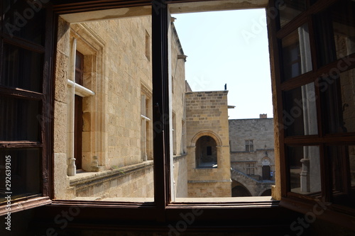 The Palace of the Grand Master of the Knights of Rhodes , also known as the Kastello, is a famous medieval castle in the city of Rhodes. The island of Rhodes. photo