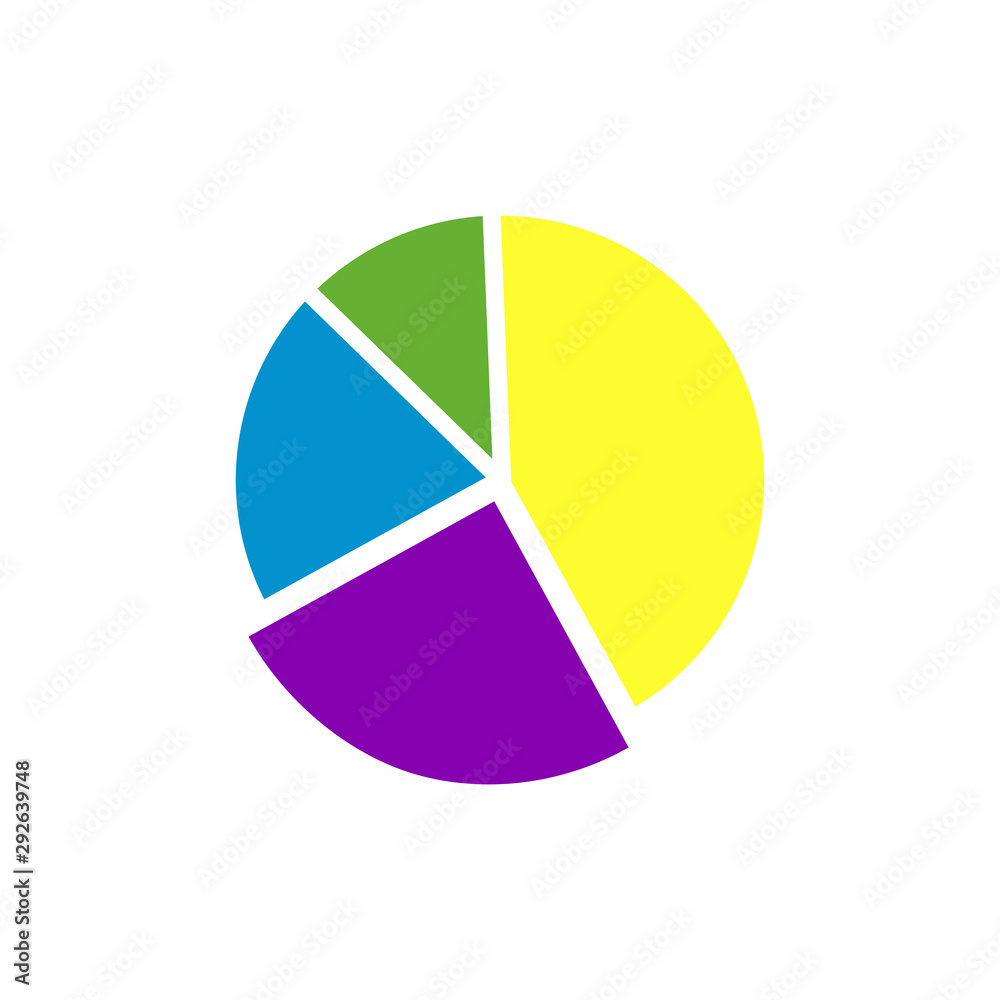 graph icon in trendy flat style graph icon in trendy flat style