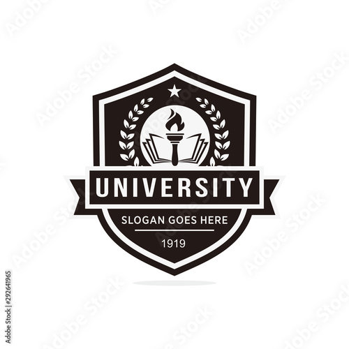 University, college logo vector photo
