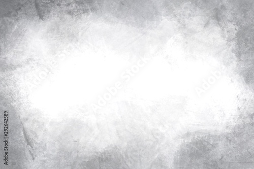 Concrete wall white color for background. Old grunge textures with scratches and cracks. White painted cement wall texture.