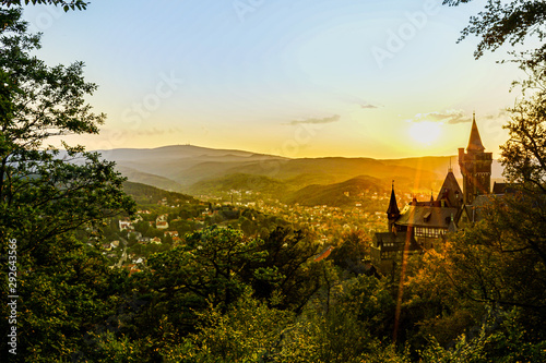 Schloss und Blick auf Wernigerode photo