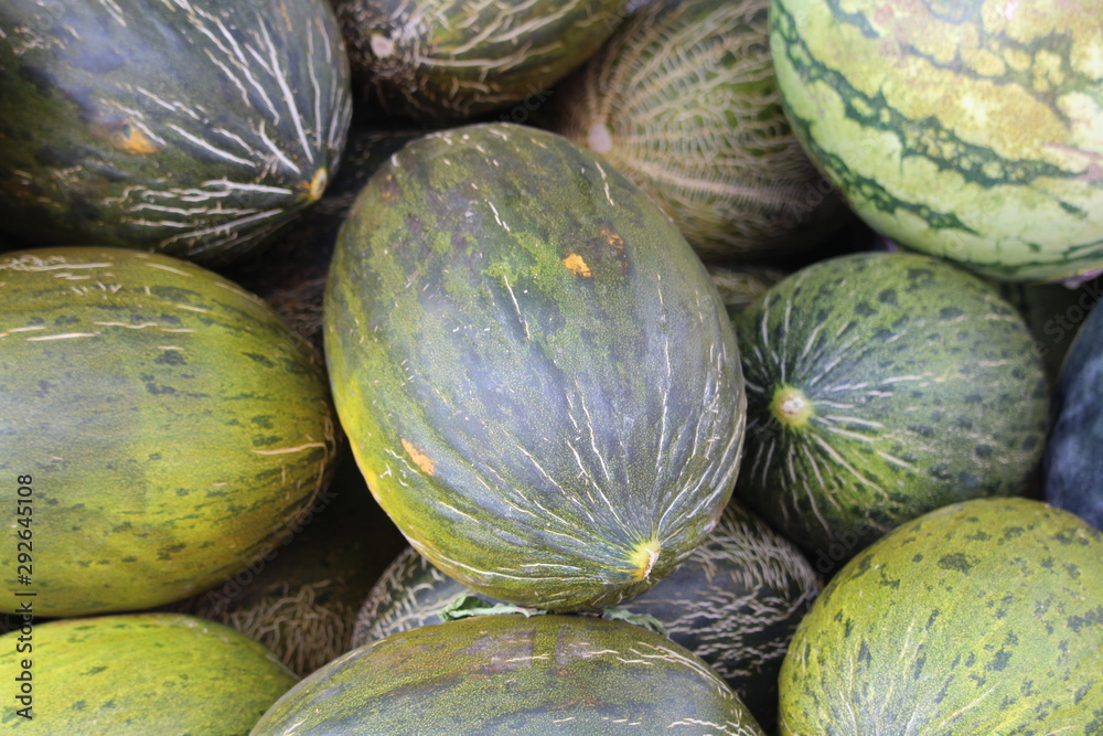 Extraordinary melons of beautiful color and delicious taste