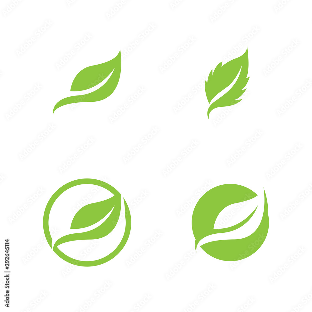 Logos of green Tree leaf ecology nature element Logos of green Tree leaf ecology nature element