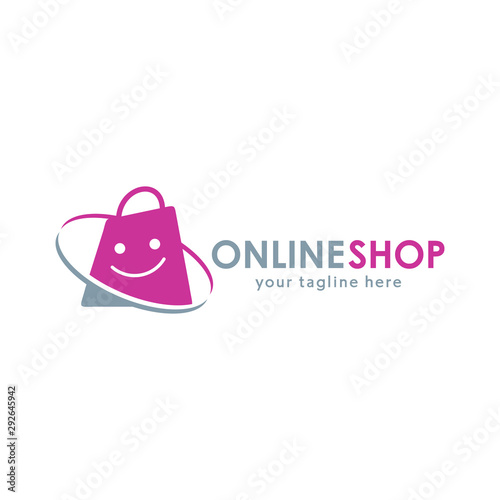 Online Shop Logo Vector