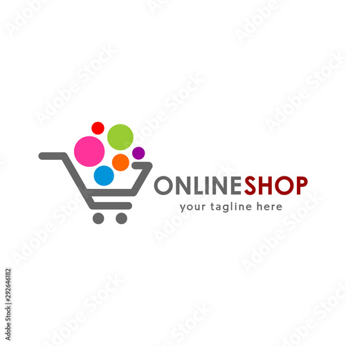 Online Shop Logo Vector