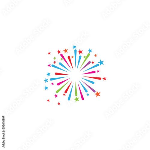 Star logo template vector icon illustration