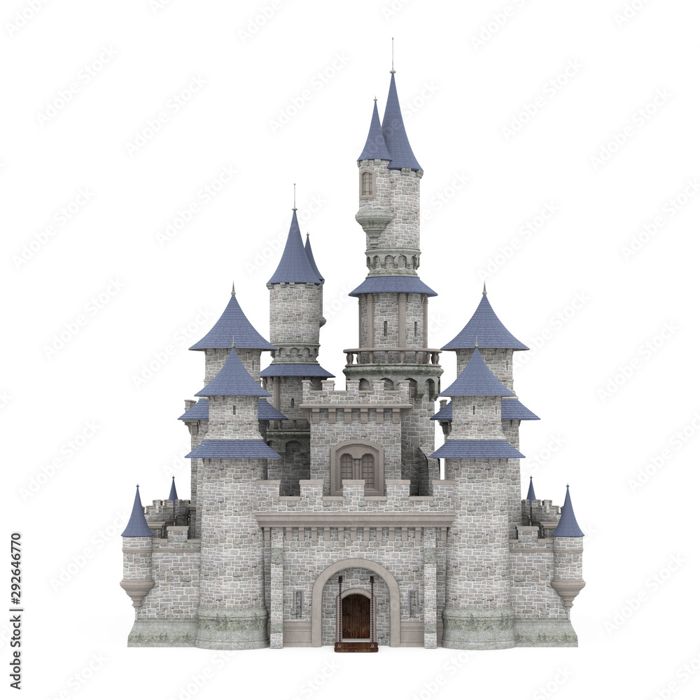 Obraz premium Castle Isolated