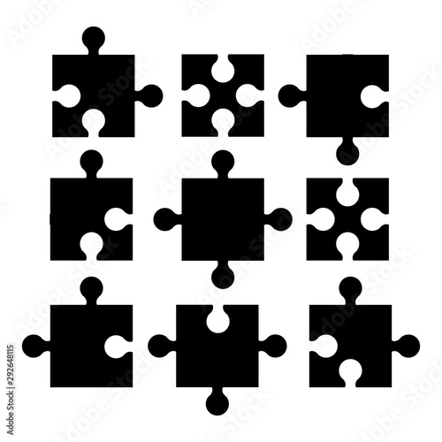 Puzzle vector icon vector
